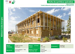Fiche de synthèse étude bâtiment livré